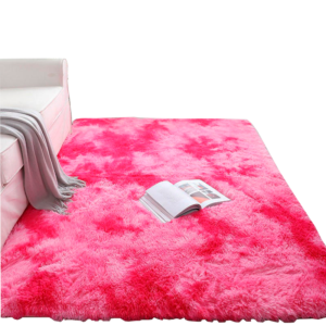 Alfombra Peluche Rosado Fucsia-200cm x 140cm